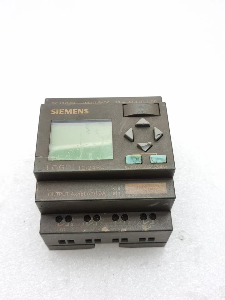 Siemens 6ED1052-1MD00-0BA5 Logo ! 12/24RC Dc12/24V (Used | Cosmetic Damaged)